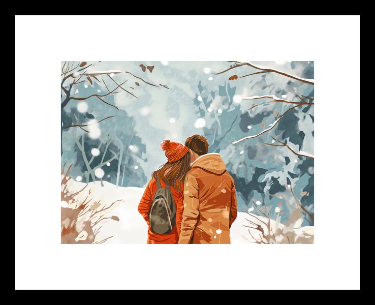 Plakat 18x13cm Razem w Śniegu zdjęcie 3