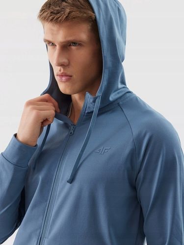 4F Męska Bluza TRENINGOWA z Kapturem Oddychająca Szybkoschnąca TFSWM268 > L na Arena.pl