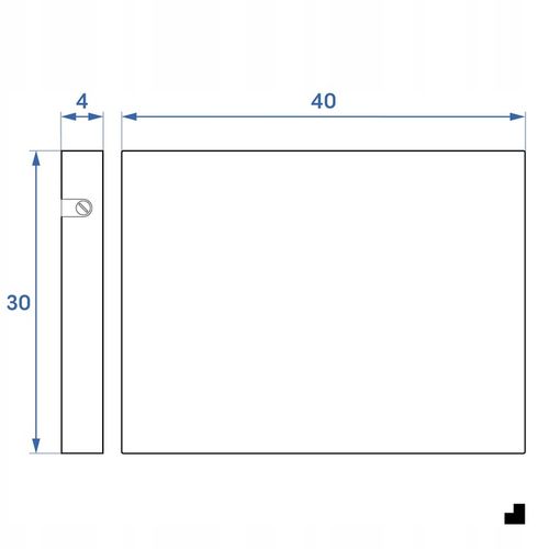 PODŚWIETLANY NUMER NA DOM TABLICZKA ADRESOWA LED 40X30 cm CZUJNIK ZMIERZCHU na Arena.pl