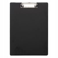 Podkładka Do Pisania A4 Czarna Z Powłoka Foliowa TSG-624 z klipem