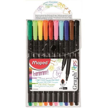 CIENKOPISY GRAPH PEPS 10 SZT ETUI MAPED na Arena.pl