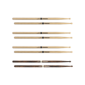 Pałki pałeczki perkusyjne Promark REBOUND 5A Natural i FireGrain ZESTAW