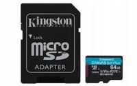 Kingston 64GB microSDXC Canvas Go! Plus Gen4 200MB/s A2 U3 V30