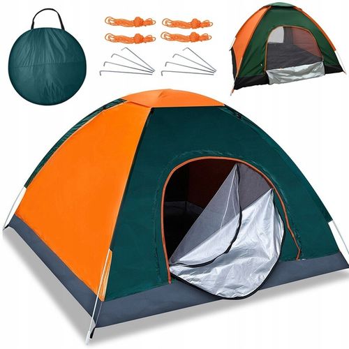 NAMIOT SAMOROZKŁADAJĄCY AUTOMATYCZNY TURYSTYCZNY 4 OSOBOWY KEMPINGOWY 2X2m na Arena.pl
