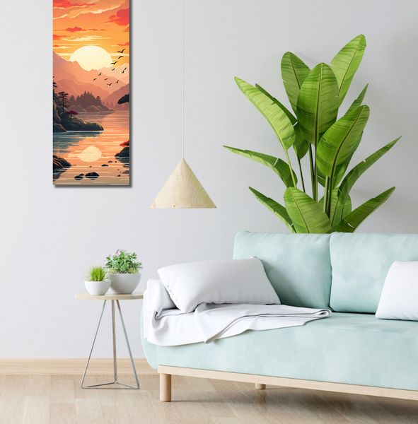 Obraz 30x90cm Złoty Zachód zdjęcie 2