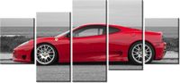70CM 150CM OBRAZ 5 ELEM FERRARI 360 CS- AXION23 ŚCIENNY