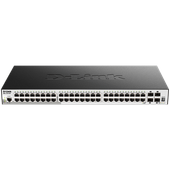 d-link 52-port gigabit stackable poe smart managed switch including 4