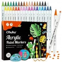 Marker akrylowy wielokolorowy Ohuhu 36 szt.