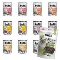 BULTI mokra karma dla psa Mix Smaków 12x400g + Jerky Królik