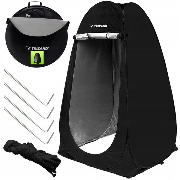 PRZEBIERALNIA PRZENOŚNA TOALETA WC NAMIOT PLAŻOWY na PRYSZNIC KEMPINGOWY zdjęcie 2