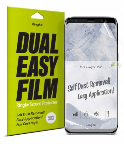 2X FOLIA 3D CAŁY EKRAN RINGKE GALAXY S8 PLUS na Arena.pl