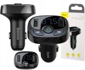 BASEUS TRANSMITER ŁADOWARKA 2xUSB FM BLUETOOTH CZYTNIK KART MICRO SD