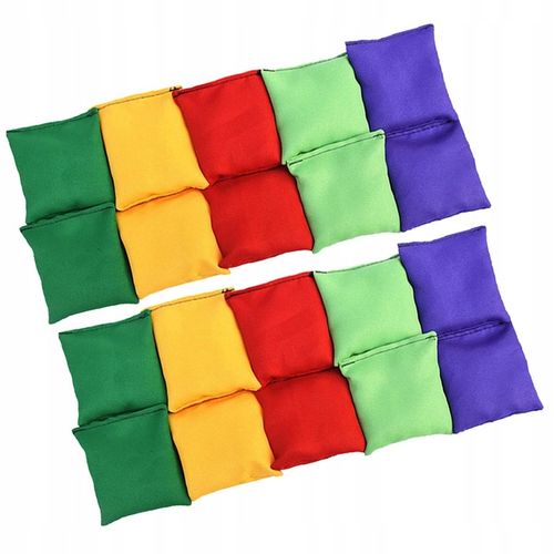 Zestaw do rzutek dla dzieci - 20 woreczków, zabawa w domu i na dworcu! na Arena.pl