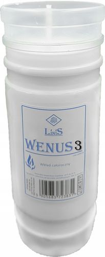 Rewelacyjne wkłady do zniczy Całoroczne Wenus 3 Linis 3dni 15 szt na Arena.pl