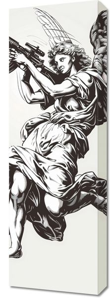 Obraz 30x90cm Anioł Wojny zdjęcie 1