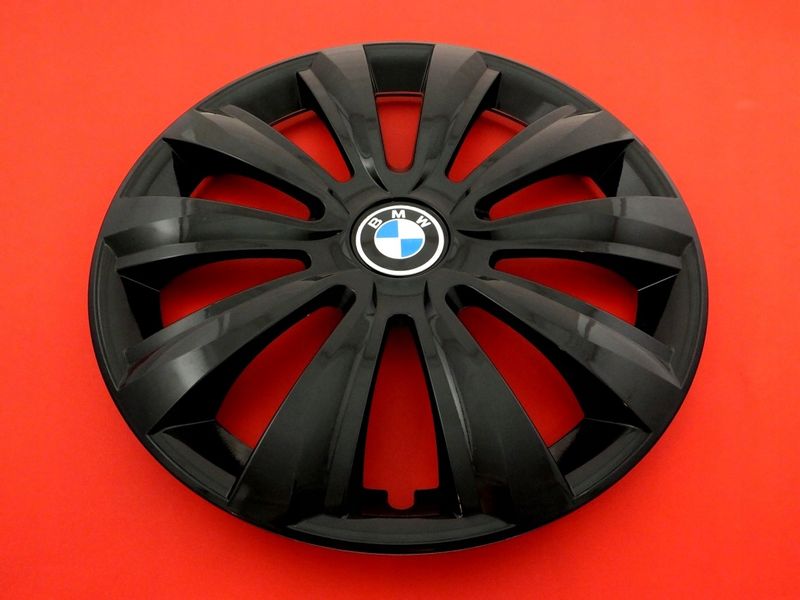 KOŁPAKI 16 BMW E90 F30 E39 E60 E87 F20 CZARNE DLC zdjęcie 3