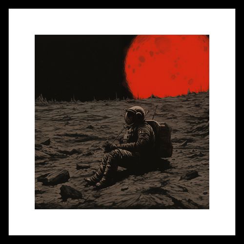 Plakat 30x30cm Samotność w Kosmosie na Arena.pl