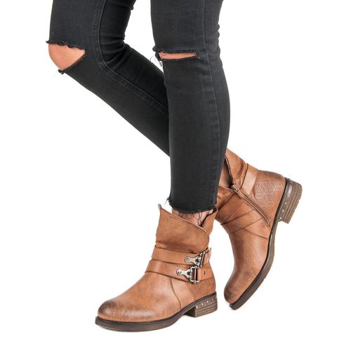 Brązowe Botki Workery r.40 na Arena.pl