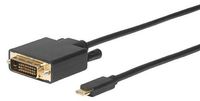 MicroConnect USB-C to DVI-D Cable 1.8m
