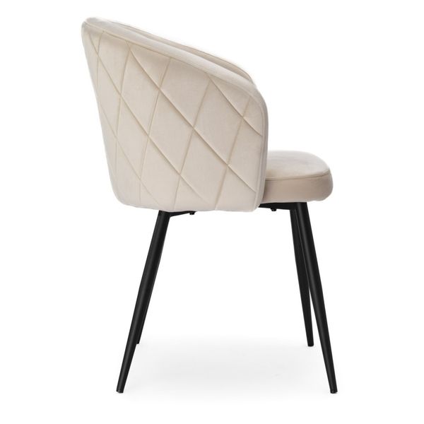Krzesło HAMPTON VELVET beżowe zdjęcie 4