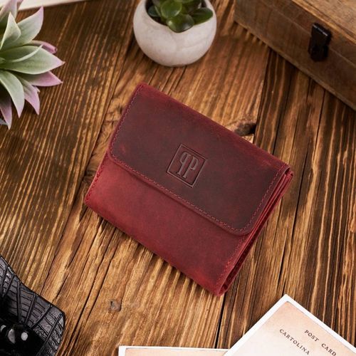 damska portmonetka czerwona portfel paolo peruzzi t-11-rd na Arena.pl