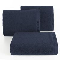 Ręcznik bawełniany Pierre Cardin lamówka z logo 70X140 granatowy