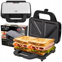 Opiekacz Do Kanapek Tostów XXL Duży Solidny Toster Sandwich 1300W XXL Mocny