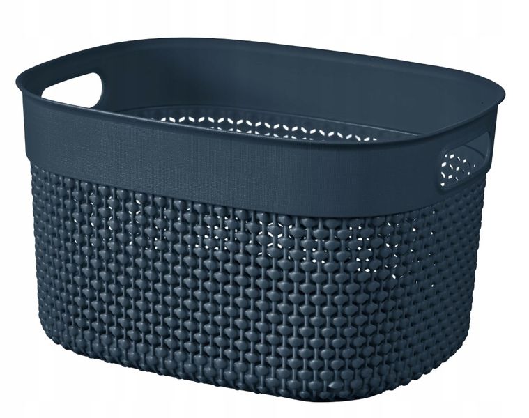 Curver Pudełko Koszyk 6L Pojemnik Granat Eko zdjęcie 1