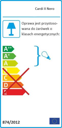Natynkowa LAMPA sufitowa Cardi II Nero Orlicki Design prostokątna OPRAWA metalowy spot czarny na Arena.pl