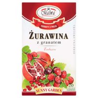 Malwa Sunny Garden Exclusive Herbatka owocowa żurawina z granatem 40 g