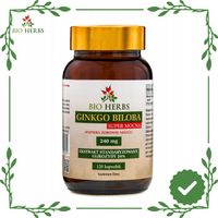 Ginkgo biloba 240mg 120szt pamięć koncentracja forte moc witalność