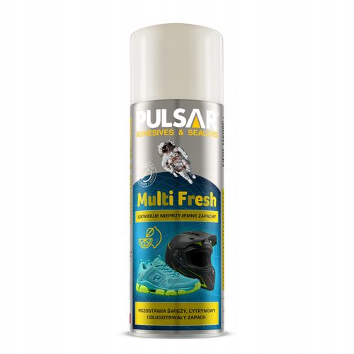 ODŚWIEŻACZ DO BUTÓW KASKÓW PULSAR MULTI SPRAY CYTRYNOWY ZAPACH 400 ml na Arena.pl