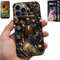 ETUI DO IPHONE 13 PRO - KRÓL POKER KOŚCI AS WZORY DLA MEN +SZKŁO