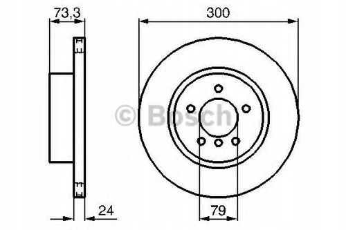 TARCZA HAM PRZOD 300X24 V BOSCH na Arena.pl