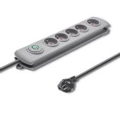 Qoltec Listwa antyprzepięciowa | 5 gniazd | 3m
