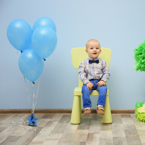 ciężarek do balonów z helem gwiazdka niebieska obciążenie balonów 10 cm na Arena.pl