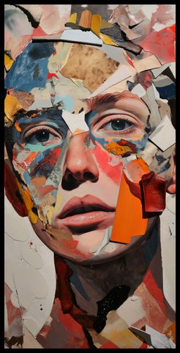 Plakat 50x100cm Podział Samego Siebie na Arena.pl