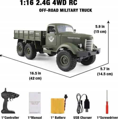 Zdalnie Sterowane Auto, Wojskowy Transporter Ciężarówka Wojskowa na Arena.pl