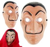 TG64369 MASKA DOM z Halloween SALVADOR DALI LA CASA DE PAPEL Napad z Filmu