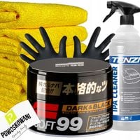 Soft99 Dark Black Wax Wosk Samochodowy do Ciemnego Lakieru DUŻY ZESTAW