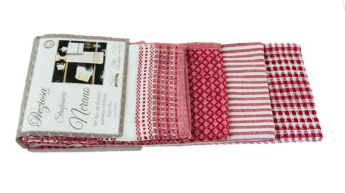 ściereczki kuchenne bawełniane zestaw 4 sztuki brązowy na Arena.pl