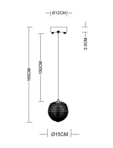 Lampa Wisząca Berella Light Graf 15 BL5592 na Arena.pl