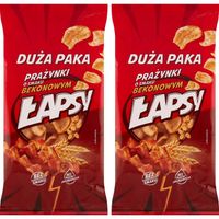 Łapsy Prażynki o smaku bekonowym 120 g x 2 sztuk