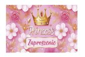 Zaproszenia urodzinowe Princess Księżniczka, 10 szt.