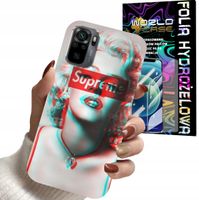 ETUI DO XIAOMI NOTE 10 10s - Monroe MODNE KOBIECE WZORY + FOLIA