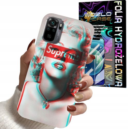 ETUI DO XIAOMI NOTE 10 10s - Monroe MODNE KOBIECE WZORY + FOLIA na Arena.pl