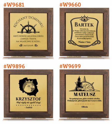 KOMPAS prezent DLA szefa GRAWER URODZINY 40 50 60 na Arena.pl