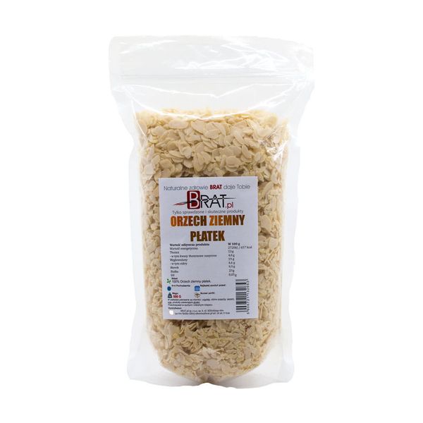 Orzech ziemny płatek 500g zdjęcie 2