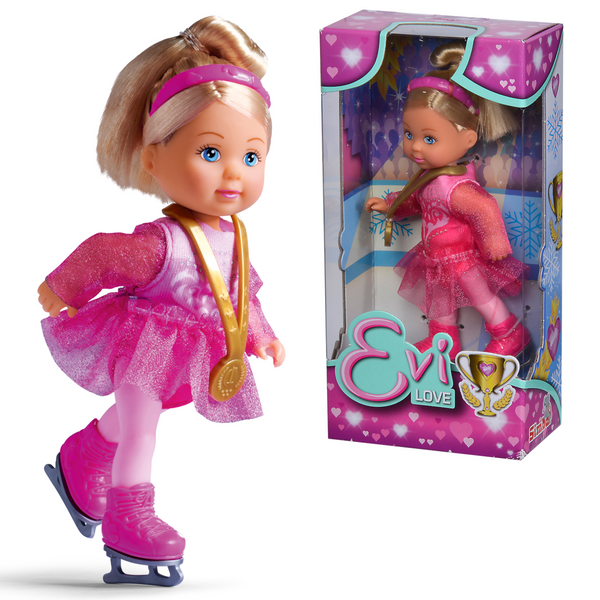 SIMBA Evi Love Lalka Evi Łyżwiarka zdjęcie 1