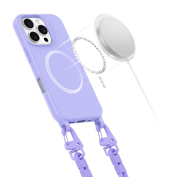 tech-protect magnecklace magsafe iphone 16 pro lavender zdjęcie 3